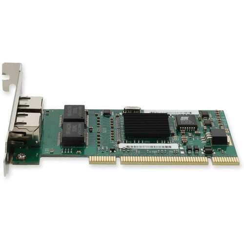 AddOn Intel Gigabit Ethernet Card - PCI - 2 Ports - 2 - Twisted Pair - 101001000Base-T - Plug-in Card - TAA Compliant PWLA8492MT-AO