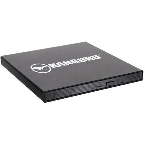 Kanguru QS Slim DVDRW DVD Burner - TAA Compliant - DVD-RAM177R177RW Support - 24x CD Read24x CD Write24x CD Rewrite - 8x DVD U3-DVDRW-SL