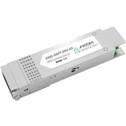 Axiom 40GBase-ER4 QSFP Transceiver for Ruckus - E40G-QSFP-ER4 - For Data Networking Optical Network - 1 x LC 40GBase-ER4 Network - - E40G-QSFP-ER4-AX