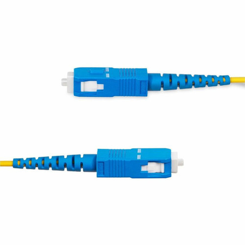 StarTechcom 30m 984ft SC to SC UPC OS2 Single Mode Simplex Fiber Optic Cable 9125microm 40G100G LSZH Fiber Patch Cord - SPSMSCSC-OS2-30M