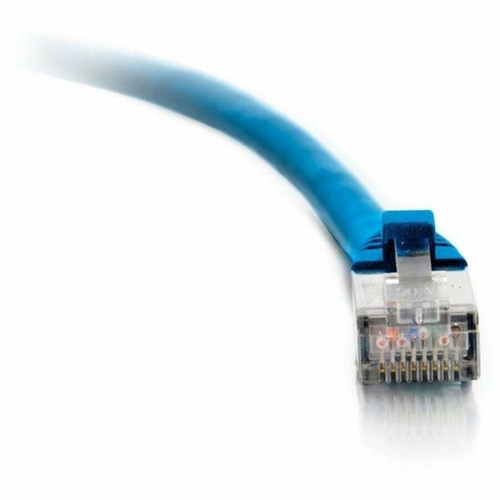 C2G 6ft 18m Cat6a Snagless Shielded STP Ethernet Network Patch Cable - Blue - 6 ft Category 6a Network Cable for Network Device 00677