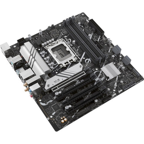 Asus Prime PRIME B760M-A AX Desktop Motherboard - Intel B760 Chipset - Socket LGA-1700 - Micro ATX - Core Pentium Gold Celeron - 128 PRIME B760M-A AX