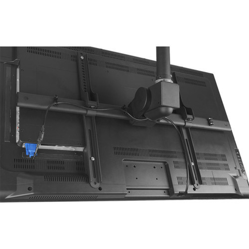 Atdec ceiling mount for large display short pole - Loads up to 143lb - Back - Universal VESA up to 800x500 - Upgradeable - 360deg - TH-3070-CTS