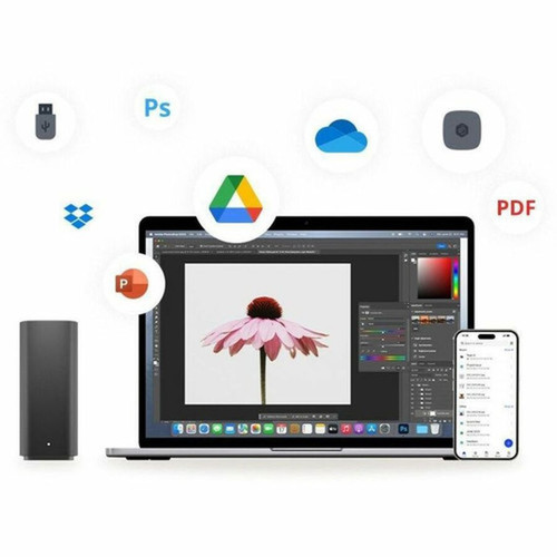 Synology BeeStation NAS Storage System - Realtek RTD1619B - 4 TB Installed HDD Capacity - 1 GB RAM DDR4 SDRAM - Gigabit Ethernet - 2 - BST150-4T