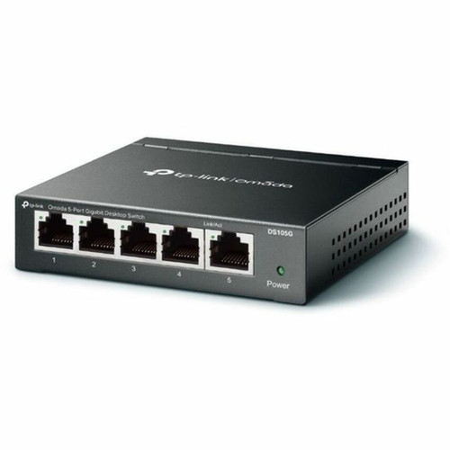 TP-Link Omada 5-Port Gigabit Desktop Switch - 5 Ports - Gigabit Ethernet - 101001000Base-T - 2 Layer Supported - 310 W Power - Pair DS105G