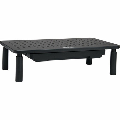 Tripp Lite by Eaton Monitor Riser for Desk 15 x 9 in - Height Adjustable Storage Drawer Metal - 1996 kg Load Capacity - 550 mm MR159D