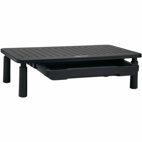 Tripp Lite by Eaton Monitor Riser for Desk 15 x 9 in - Height Adjustable Storage Drawer Metal - 1996 kg Load Capacity - 550 mm MR159D
