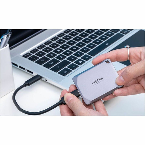 Crucial X9 Pro 4 TB Portable Solid State Drive - External - Gray - MAC PlayStation Desktop PC Gaming Console Xbox Device Supported CT4000X9PROSSD9