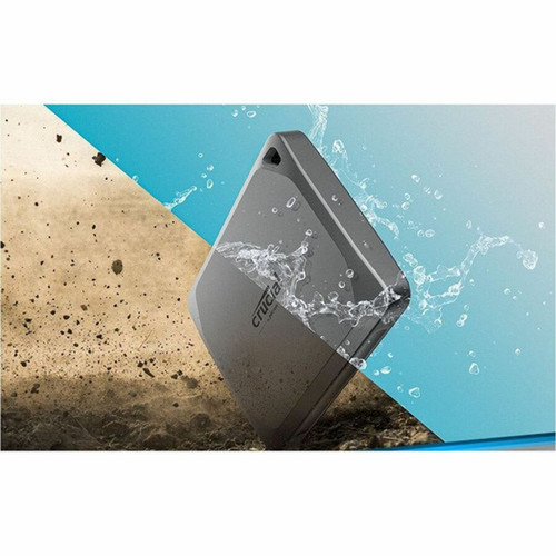 Crucial X9 Pro 4 TB Portable Solid State Drive - External - Gray - MAC PlayStation Desktop PC Gaming Console Xbox Device Supported CT4000X9PROSSD9