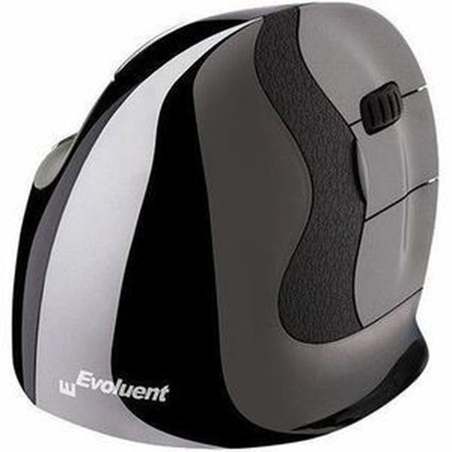 Evoluent VerticalMouse D Large Wireless - Laser - Wireless - USB Type A - Scroll Wheel - 6 Buttons - Large HandPalm Size - 1 x AA VMDLW