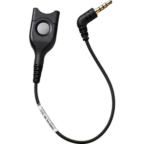 EPOS Standard Bottom Cable ED To 35 4 Pole CCEL 195 - Easy DisconnectMini-phone Audio Cable for Audio Device Headset - First End 1000855