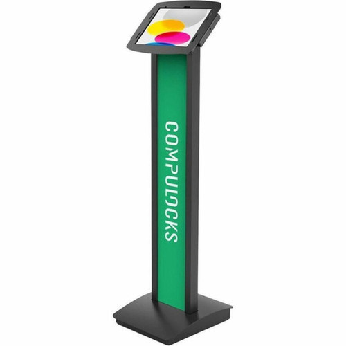 Compulocks Universal Tablet Magnetic Brandable Floor Stand Plus Hub - Floor - Black 140BVHBMM01H01