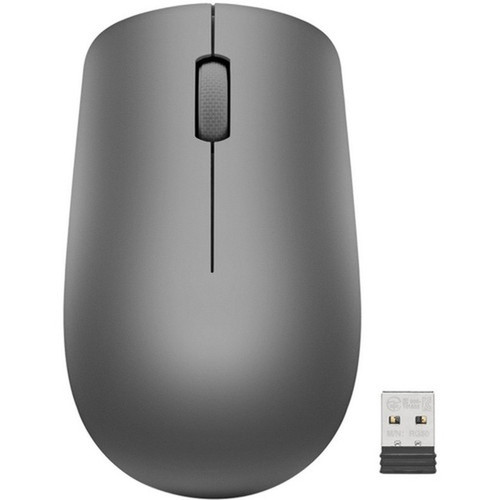 Lenovo 530 Wireless Mouse Graphite - Optical - Wireless - Radio Frequency - 240 GHz - Graphite - USB Type A - 1200 dpi - Scroll - 3 GY50Z49089