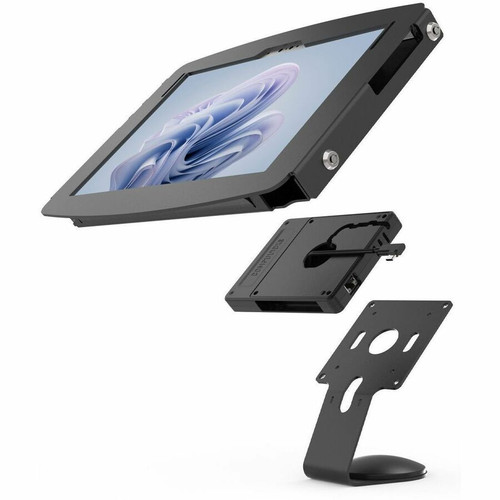 Compulocks Mounting Enclosure for Tablet, Hub - Black - 13" Screen Support - 75 x 75, 100 x 100 - VESA Mount Compatible (Fleet Network)