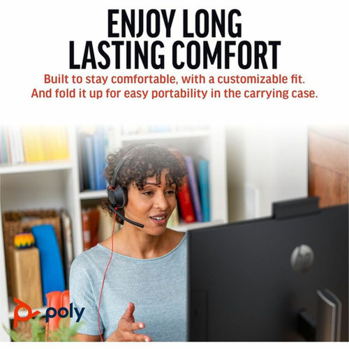 Poly Blackwire 5220 Stereo USB-C Headset  35mm Plug  USB-CA Adapter - Microsoft Teams Certification - Stereo - USB Type C 35mm 8X231AA