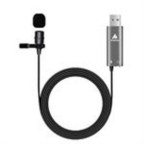 Maono USB Lavalier Microphone with Headphones Jack AU-UL20