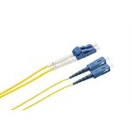 Optic.ca 3M Fiber Patch Cable OS2, LC/UPC-SC/UPC Senko, SM, Duplex, 2mm yellow Corning (SDLCUSCU03M2MM)