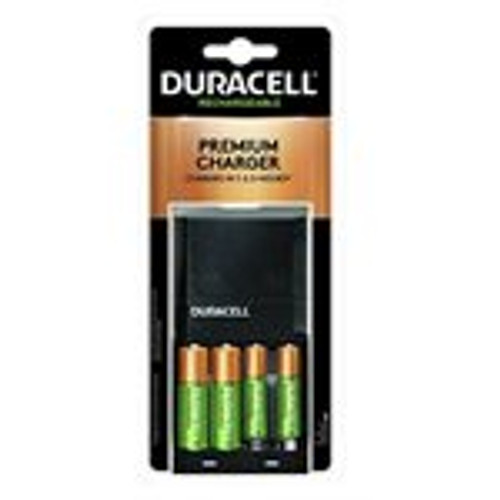 DURACELL RECHARGEABLE CHARGERS(BATTERIES INCLUDED) AA/AAA Nickel Metal Hydride Battery PACK OF 2 + 2 (CEF27)