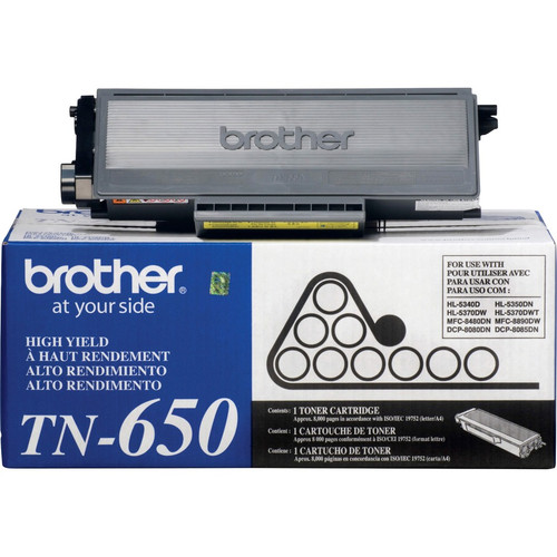 Brother TN650 Original Toner Cartridge - Laser - 8000 Pages - Black - 1 Each (Fleet Network)