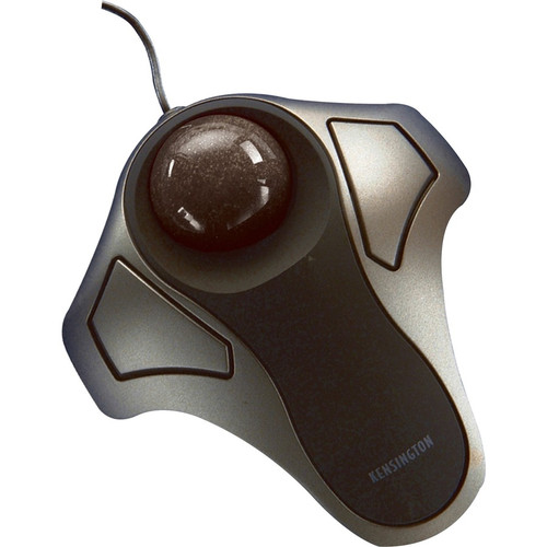 Kensington Stationary Orbit Optical Trackball - Optical - Cable - White - 1 Pack - USB, PS/2 - Scroll Ball - 2 Button(s) - Symmetrical (Fleet Network)