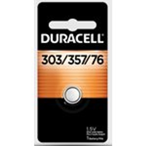 DURACELL 303/357/76S SR44 Silver Oxide Battery PACK OF 1 (D303/357/76PK)