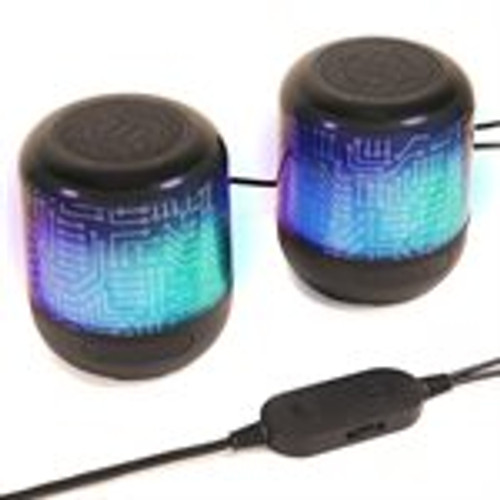 Accessory Power - Enhance - LED Stereo Gaming Speakers (ENPCSC2100CLEW)