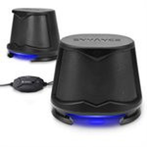 ACCESSORY POWER ENHANCE SB2 20 High Excursion Computer Speakers with LED Lights - Blue ENPCSB2100BLEW