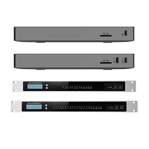 Grandstream UCM6301 IP PBX - Unified Communications Platform for Up to 3000 Users - 450 Concurrent Calls - 3x Gigabit PoE+ Ports