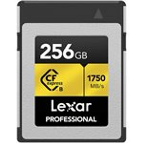 Lexar 256GB Professional CFexpress Type-B Memory Card (LCFX10-256CRBNA)