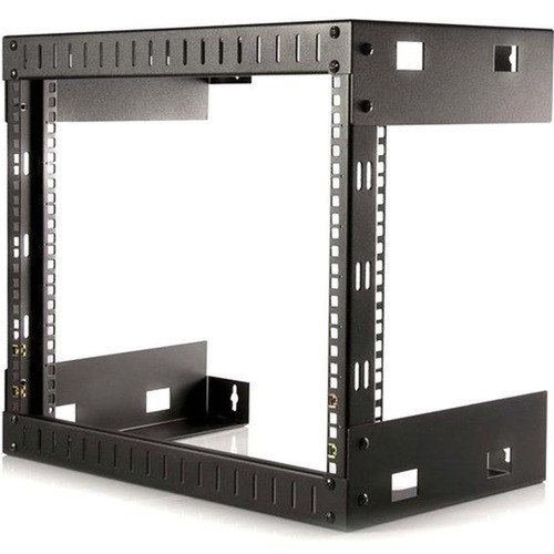 StarTechcom_8U_Open_Frame_Wall_Mount_Network_Rack_-_2-Post_12_Depth_Computer_Data_AV_Media_IT_Equipment_Rack_-_1768lbs_capacity_RK812WALLO