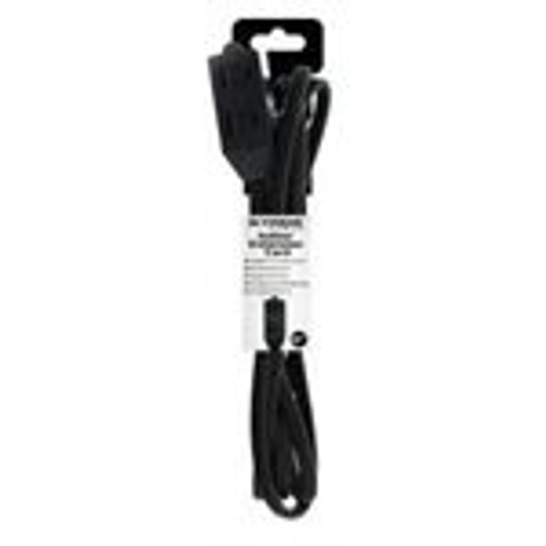 Xtreme 6FT Fabric Extension Cord - Black (XWS8-1003-BLK)