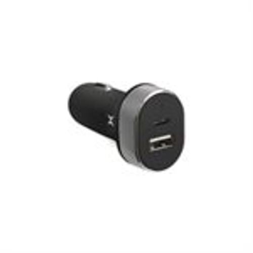 XTREME 3.1Amp Type C & USB Dual Port Car Charger (XCC8-1012-BLK)