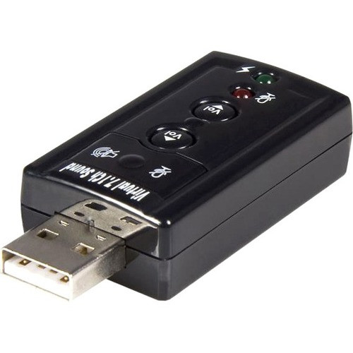 StarTech.com USB audio adapter - virtual 7.1 - external sound card - stereo audio - USB - External (Fleet Network)