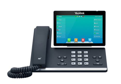 Yealink 1301089 SIP-T57W IP Phone - 7-inch Adjustable Touchscreen - Bluetooth 4 2 - Dual-Band Wi-Fi - DECT Handset Compa