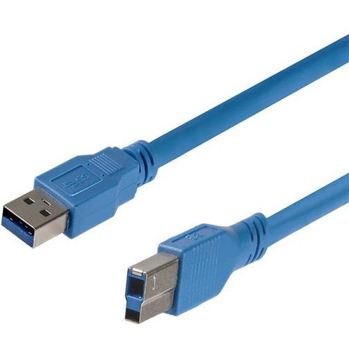 StarTech.com 6 ft SuperSpeed USB 3.0 Cable A to B - M/M - Type A Male USB - Type B Male USB - 6ft - Blue (Fleet Network)