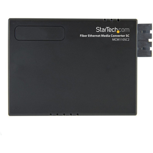 StarTechcom_10100_Fiber_to_Ethernet_Media_Converter_Multi_Mode_SC_2_km_-_Convert_and_extend_a_10100_Mbps_Ethernet_connection_up_to_MCM110SC2