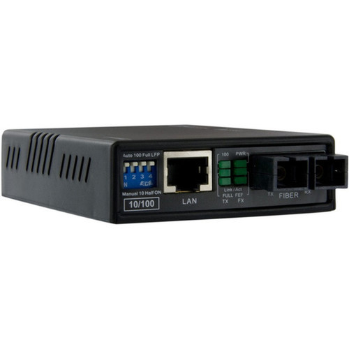 StarTechcom_10100_Fiber_to_Ethernet_Media_Converter_Multi_Mode_SC_2_km_-_Convert_and_extend_a_10100_Mbps_Ethernet_connection_up_to_MCM110SC2