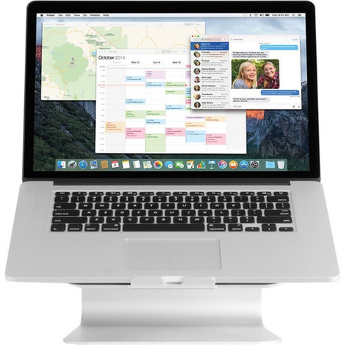 Rain Design mStand Laptop Stand - Silver - mStand transforms your notebook into a stylish and stable workstation so you can work and 10032