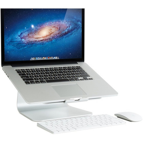 Rain Design mStand360 Laptop Stand w Swivel Base - Silver - mStand360 with swivel base transforms your notebook into a stylish and so 10036