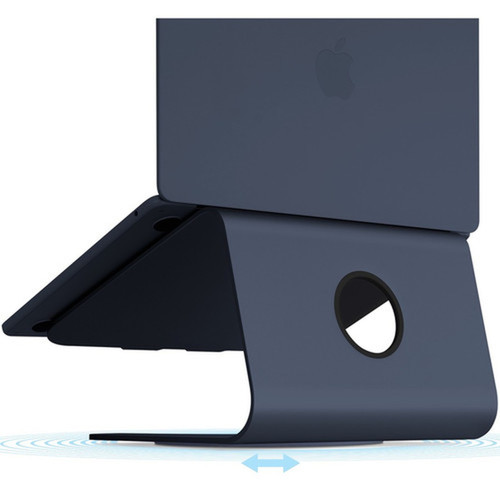 Rain Design mStand Laptop Stand - Midnight - mStand transforms your notebook into a stylish and stable workstation so you can work and 10090