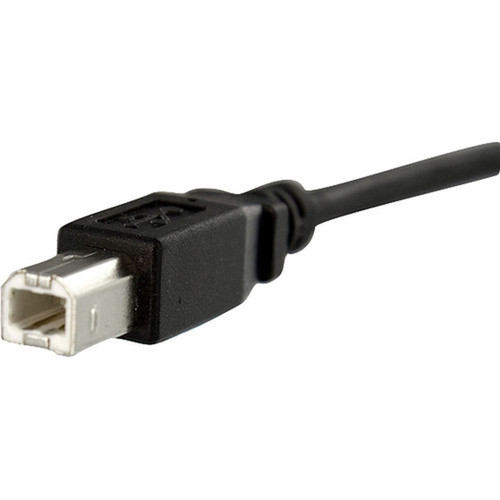 StarTechcom_1_ft_Panel_Mount_USB_Cable_B_to_B_-_FM_-_Type_B_Male_USB_-_Type_B_Female_USB_-_1ft_-_Black_USBPNLBFBM1