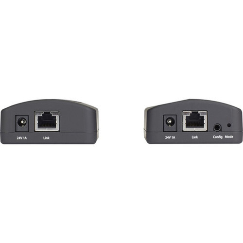 Black Box USB 20 Extender - CATx FCC Class A 1-Port - 2 x Network RJ-45 - 2 x USB - 32808 ft 100000 mm Extended Range - ABS - IC280A-R2