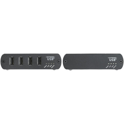 StarTechcom 4 Port USB 20 Extender over EthernetIP Network Hub - up to 330ft 100m - USB over Gigabit LAN or Direct Cat5eCat6 - 4 USB2G4LEXT2NA