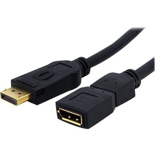 StarTech.com DisplayPort Video Extension Cable - M/F - 6 ft - DisplayPort Male Video - DisplayPort Female Video - 6ft - Black (Fleet Network)