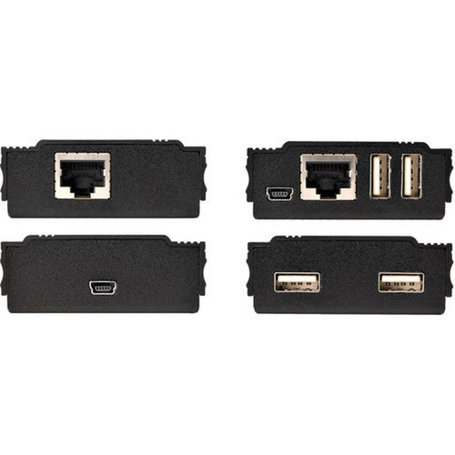StarTechcom 4 Port USB 20 Extender Hub over CAT5eCAT6 Ethernet Cable RJ45 330ft 100m Metal Housing USB Extender Kit 480 - 2 USB2004EXT100