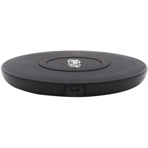 Tripp Lite by Eaton Wireless Phone Charger - 10W Qi Certified Apple and Samsung Compatible Black - 5 V DC Input - 5 V DC 9 V DC - U280-Q01FL-BK