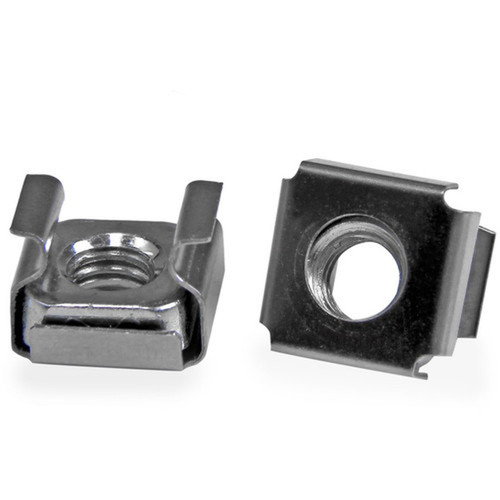 StarTechcom M6 Cage Nuts - 100 Pack - M6 Mounting Cage Nuts for Server Rack  Cabinet - Install your rack-mountable hardware securely CABCAGENTS62