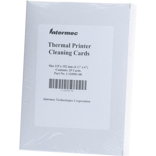 Intermec Cleaning Card - 25  Pack 1-110501-00