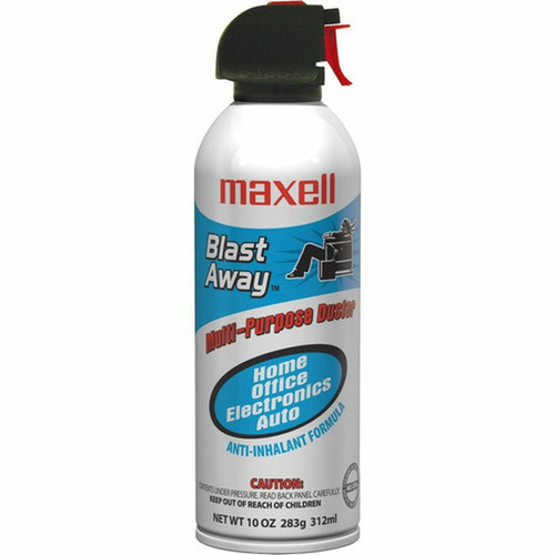 Maxell All-purpose Duster Canned Air - For Multipurpose - 29574 mL - 1 Each - Blue White 190025