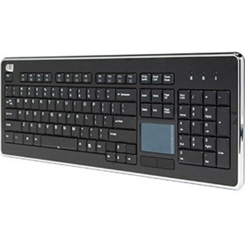 Adesso SofTouch AKB-440UB Keyboard - USB - 104 Keys - Chrome (Fleet Network)